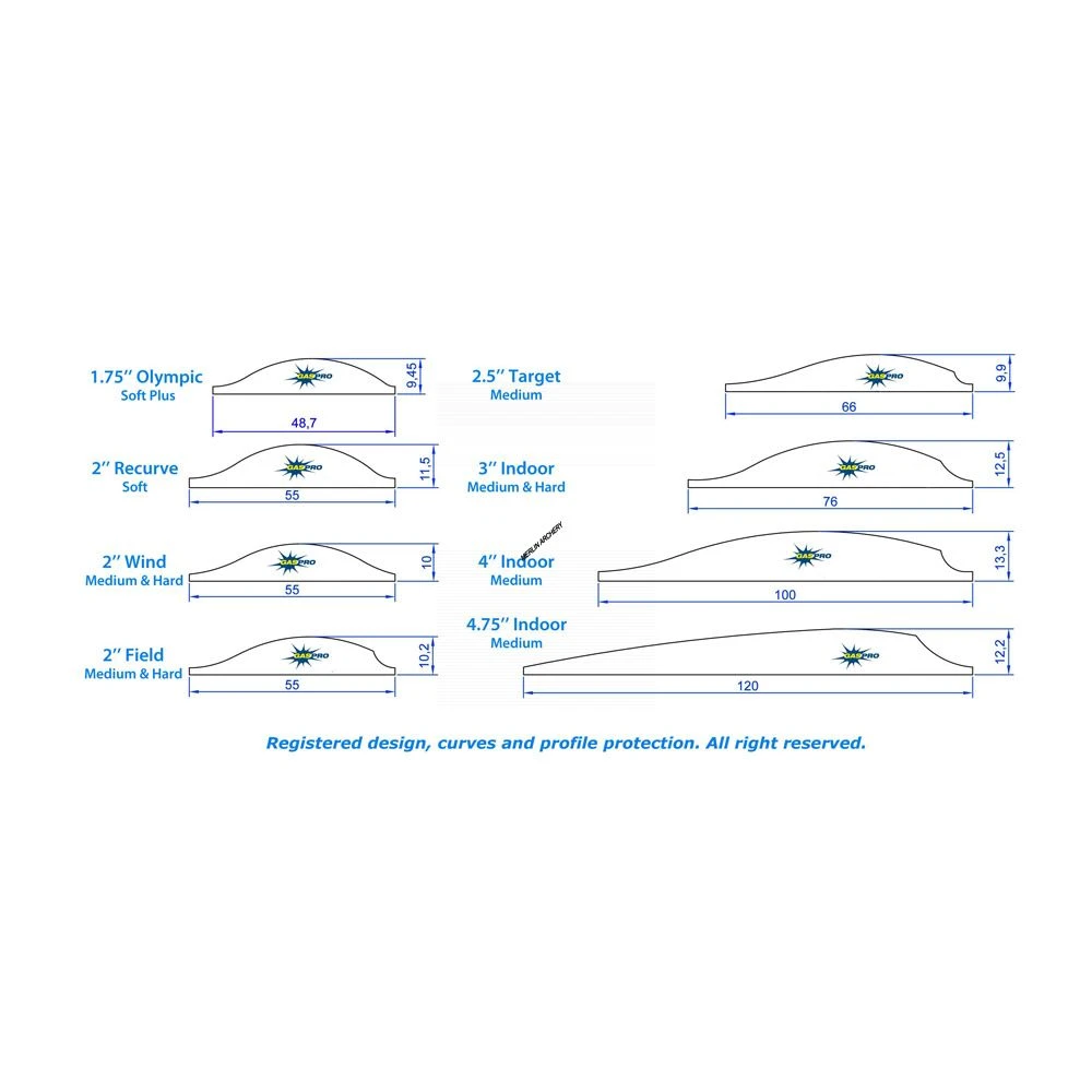 Gas Pro Spin Vanes - 2.5" Shield - Medium 10 Gas Pro Spin Vanes - 2.5" Shield - Medium - Image 8